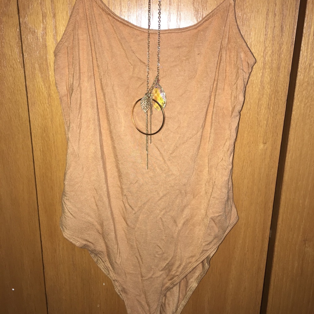 Mind Code Tan body suit - Picture 3 of 5